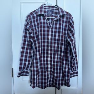 Men’s button up plaid
